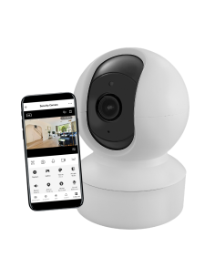 COMMEL Камера с Wi-Fi 2MP куполна PT 4mm IR-5m двупосочно аудио IP40 управление чрез iOS/Android приложение IoT - C270-101 - Цен 2