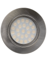 ULTRALUX МИНИ LED ЛУНА ЗА ВГРАЖДАНЕ IP44 4W, 4200K, 220V, 60°, НЕУТРАЛНА СВЕТЛИНА, САТИНИРАН НИКЕЛ - LML220442SN