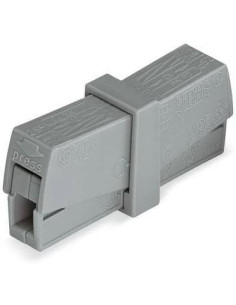 Wago Бърза връзка 0,5-2,5 mm2 (50бр.) срещуположна сива за захранване на осв.тяло - 224-201 - Цена | LEDs4economy