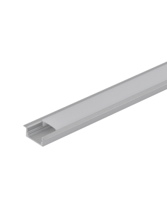 ULTRALUX АЛУМИНИЕВ ПРОФИЛ ЗА LED ЛЕНТА, ЗА ВГРАЖДАНЕ, ПЛИТЪК, 3М - APK301 - Цена | LEDs4economy
