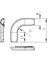 OBO Отваряем ъгъл 90° за Quick-Pipe - М25  /до изчерпване/ - O2153868 - 3