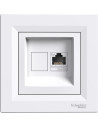 SE Розетка RJ45 UTP cat.5е моноблок цвят Бял Asfora - EPH4300121 - Цена | LEDs4economy
