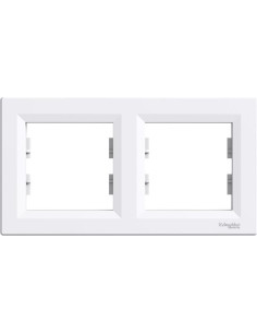 SE Рамка 2х цвят Бял Asfora - EPH5800221 - Цена | LEDs4economy