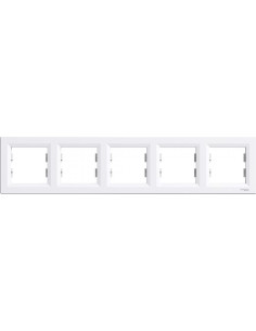 SE Рамка 5х цвят Бял Asfora - EPH5800521 - Цена | LEDs4economy