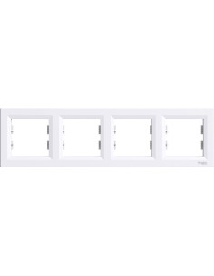 SE Рамка 4х цвят Бял Asfora - EPH5800421 - Цена | LEDs4economy