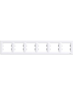 SE Рамка 6х цвят Бял Asfora - EPH5800621 - Цена | LEDs4economy