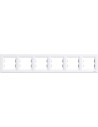 SE Рамка 6х цвят Бял Asfora - EPH5800621 - Цена | LEDs4economy