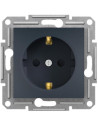 SE Контакт ШУКО 16A с детска защита цвят Антрацит Asfora - EPH2900271 - Цена | LEDs4economy