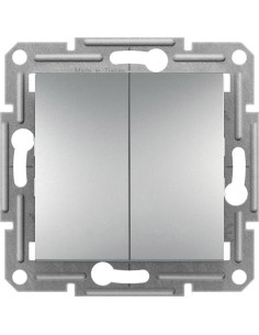 SE Сериен ключ цвят Алуминий Asfora - EPH0300161 - Цена | LEDs4economy