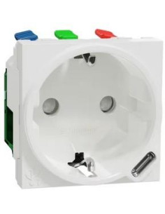 SE Контакт шуко с детска защита авт. и USB тип C 2 мод. цвят Бял Unica - NU301718 - Цена | LEDs4economy