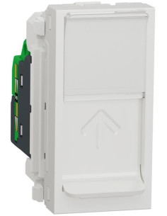 SE Розетка RJ45 STP cat.6A S-One 1 мод. цвят Бял Unica - NU344818 - Цена | LEDs4economy