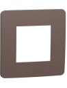 SE Лицева рамка 1х цвят Шоколад / Антрацит Unica Studio Color  /до изчерпване/ - NU280217