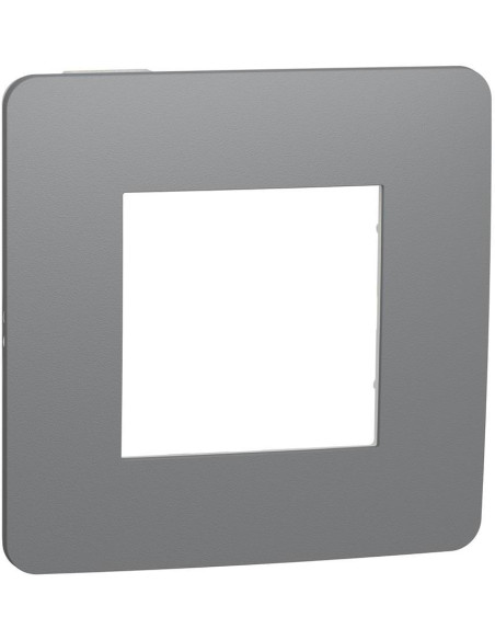 Лицева рамка 1х цвят Гранит / Бял Unica Studio Color SE