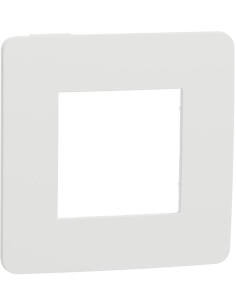 SE Лицева рамка 1х цвят Бял / Бял Unica Studio Color /до изчерпване/ - NU280218 - Цена | LEDs4economy