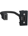 SE Розетка HDMI с кабел 15см. 1 мод. цвят Антрацит Unica - NU343054 - Цена | LEDs4economy