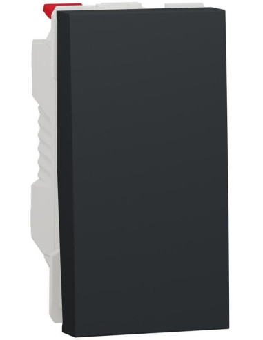 Еднополюсен ключ 1 мод. цвят Антрацит Unica SE