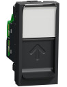 SE Розетка RJ45 STP cat.6A S-One 1 мод. цвят Антрацит Unica - NU344854 - Цена | LEDs4economy