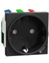 SE Контакт шуко с детска защита авт. и USB тип C 2 мод. цвят Антрацит Unica - NU301754 - Цена | LEDs4economy