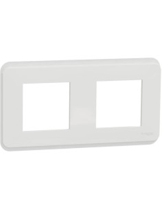 SE Лицева рамка 2х цвят Бял Unica Pro - NU400418 - Цена | LEDs4economy