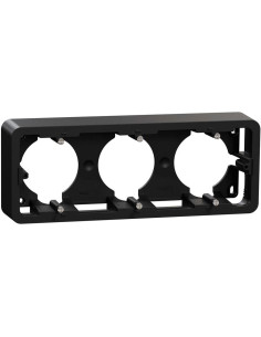 SE Конзола за открит монтаж 3х 2 мод. цвят Антрацит Unica Pro - NU840654 - Цена | LEDs4economy