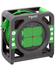 SE Макара Thorsman 15м IP44 H05VV-F 3G1.5mm2 термична защита 4x шуко - IMT33136 - Цена | LEDs4economy