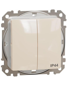 SE Сериен ключ IP44 цвят Крем Sedna - SDD212105 - Цена | LEDs4economy
