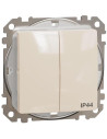 SE Сериен ключ IP44 цвят Крем Sedna - SDD212105 - Цена | LEDs4economy