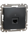 SE Розетка RJ45 UTP cat.6 S-One цвят Антрацит Sedna - SDD114461 - Цена | LEDs4economy