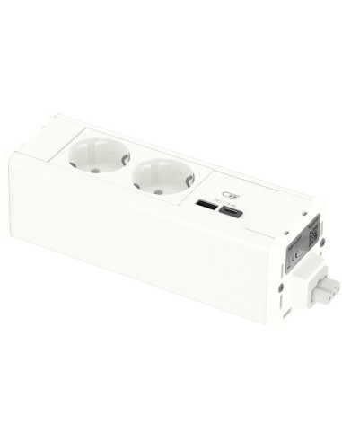 SE Модул 2х шуко и 2хUSB тип A+C цвят Бял Unica System+  /до 