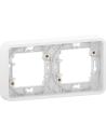 SE Рамка двойна хоризонтална IP55 цвят Бял Mureva - MUR39101 - Цена | LEDs4economy