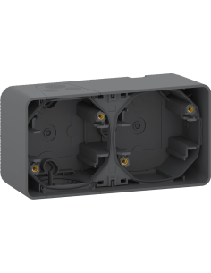 SE Конзола двойна хоризонтална цвят Антрацит IP55 Mureva - MUR37914 - Цена | LEDs4economy