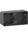 SE Конзола двойна хоризонтална цвят Антрацит IP55 Mureva - MUR37914 - Цена | LEDs4economy