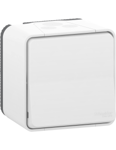 SE Девиаторен ключ моноблок IP55 цвят Бял Mureva - MUR39021 - Цена | LEDs4economy