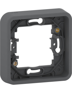 SE Рамка единична IP55 цвят Антрацит Mureva - MUR34107 - Цена | LEDs4economy