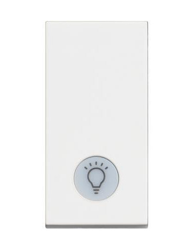 Еднополюсен ключ с LED индикация и символ лампа 1 мод. цвят Бял /блистер/ Classia Bticino