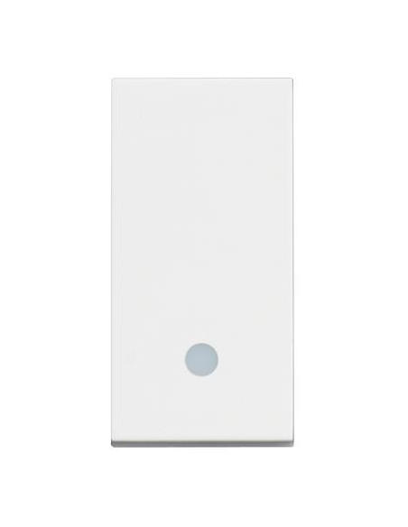 Кръстат ключ с LED индикация 1 мод. 10A цвят Бял /блистер/ Classia Bticino