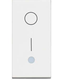 BTICINO Бойлерен ключ 2P 1 мод. 16A с LED индикация цвят Бял /блистер/ Classia - RW4002L - Цена | LEDs4economy