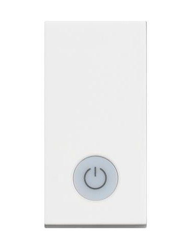 Еднополюсен ключ с LED индикация и символ бойлер 1 мод. 16A цвят Бял /блистер/ Classia Bticino