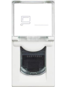BTICINO Розетка RJ45 cat.6 UTP 1 мод. цвят Бял /блистер/ Classia - RW4279C6 - Цена | LEDs4economy