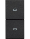 BTICINO Ключ за щори 1 мод. 10A цвят Черен Classia /до изчерпване/ - RG4027 - Цена | LEDs4economy