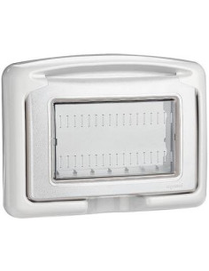 BTICINO Капак противовлажен IP55 4 мод. цвят Светлосив Classia - 27604 - Цена | LEDs4economy