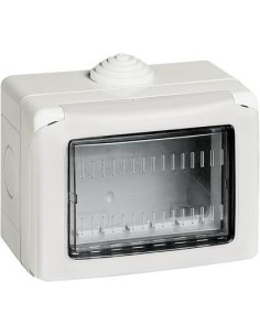BTICINO Конзола за открит монтаж с капак IP55 3 мод. цвят Светлосив Classia - 27503 - Цена | LEDs4economy