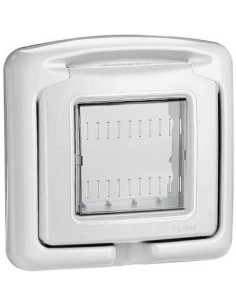 BTICINO Капак противовлажен IP55 2 мод. цвят Светлосив Classia - 27602 - Цена | LEDs4economy