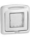 BTICINO Капак противовлажен IP55 2 мод. цвят Светлосив Classia - 27602 - Цена | LEDs4economy