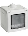 BTICINO Конзола за открит монтаж с капак IP55 2 мод. цвят Светлосив Classia - 27502 - Цена | LEDs4economy