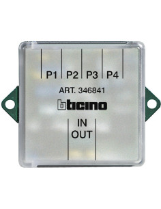 BTICINO Етажен разпределител за 4 поста - 346841 - Цена | LEDs4economy