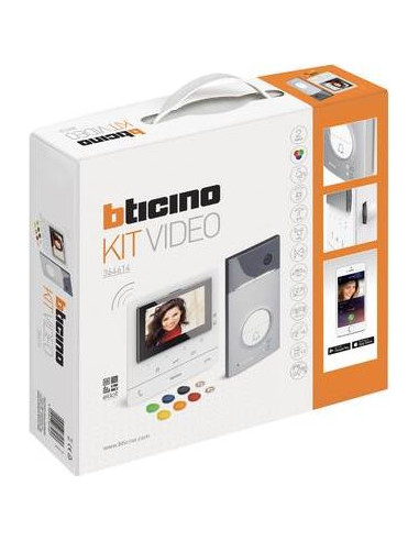 Видео-домофон комплект Classe 100X16E Wi-Fi дисплей и LINEA 3000 входен панел Bticino