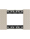 BTICINO Рамка 3 мод. цвят Илюзия (Optic) Living Now - KA4803MM - Цена | LEDs4economy