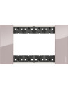 BTICINO Рамка 4 мод. цвят Аура (Aura) Living Now - KA4804DM - Цена | LEDs4economy