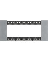 BTICINO Рамка 6 мод. метална цвят Луна (Moon) Living Now - KA4806NW - Цена | LEDs4economy